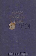 KARL MARX FRIEDRICH ENGELS BAND 20（1962 PDF版）
