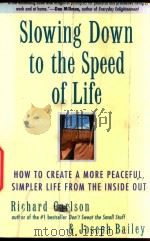 Slowing down to the spees of life（1997 PDF版）