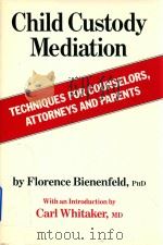 Child custody mediation 1983 PDF电子版封面 083140065X