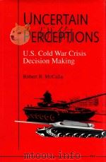 Uncertain Perceptions 1992 PDF电子版封面 472102281