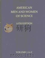 AMERICAN MEN AND WOMEN OF SCIENCE 13TH EDITION（1976 PDF版）