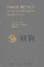 TRACE METALS IN THE ENVIRONMENT VOLUME 6 COBALT（1981 PDF版）