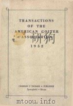 TRANSACTIONS OF THE AMERICAN GOITER ASSOCIATION（1952 PDF版）