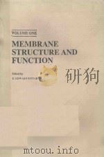 MEMBRANE STRUCTURE AND FUNCTION VOLUME ONE（1980 PDF版）