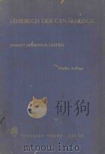 LEHRBUCH DER GYNAKOLOGIE（1959 PDF版）