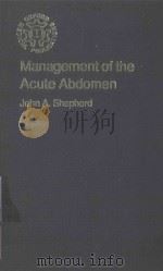 MANAGEMENT OF THE ACUTE ABDOMEN（1982 PDF版）