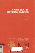 EIGHTEENTH-CENTURY WOMEN:AN ANTHOLOGY（1987 PDF版）