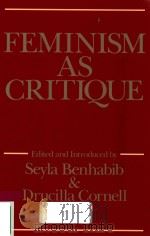 FEMINISM AS CRITIQUE ESSAYS ON THE POLITICS OF GENDER IN LATE-CATITALIST SOCIETIES 1987 PDF电子版封面 9780745603667 SEYLA BENHABIB AND DRUCILLA CO