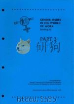 GENDER ISSUES IN THE WORLD OF WORK（1995 PDF版）
