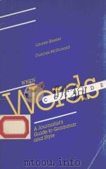 WHEN WORDS COLLIDE A JOURNALIST'S GUIDE TO GRAMMAR AND STYLE（1965 PDF版）