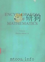 ENCYCLOPAEDIA OF MATHEMATICS VOLUME 4（1989 PDF版）