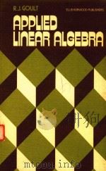 APPLIED LINEAR ALGEBRA（1978 PDF版）