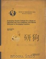 EVALUATING ELECTRIC VEHICLES FOR A RANGE OF OPERATING AND COST CONDITIONS WITH SPECIAL REFERENCE TO（1983 PDF版）