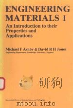 ENGINEERING MATERIALS AN INTRODUCTION TO THEIR PROPERTIES AND APPLICATIONS（1980 PDF版）