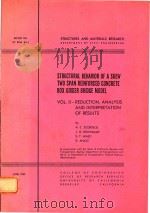STRUCTURAL BEHAVIOR OF A SKEW TWO SPAN REINFORCED CONCRETE BOX GIRDER BRIDGE MODEL VOL II（1980 PDF版）