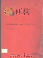 STATIC BLOCKING STRATEGIES FOR RAILROAD YARDS 1983 PDF电子版封面