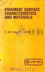 PAVEMENT SURFACE CHARACTERISTICS AND MATERIALS（1982 PDF版）