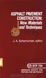 ASPHALT PAVEMENT CONSTRUCTION:NEW MATERIALS AND TECHNIQUES（1980 PDF版）