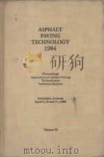 ASPHALT PAVING TECHNOLOGY 1984 VOLUME 53（1984 PDF版）