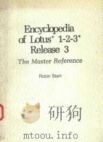 ENCYCLOPEDIA OF LOTUS 1-2-3 RELEASE 3 THE MASTER REFERENCE（1989 PDF版）