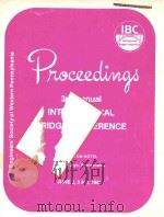PROCEEDINGS 3RD ANNUAL INTERNATIONAL BRIDGE CONFERENCE（1986 PDF版）