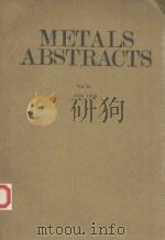 METALS ABSTRACTS 1988 PDF电子版封面 H.DAVID CHAFE