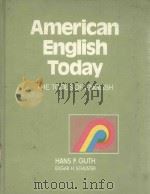 AMERICAN ENGLISH TODAY THE TOOLS OF ENGLISH（1975 PDF版）