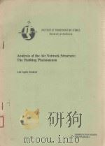 ANALYSIS OF THE AIR NETWORK STRUCTURE:THE HUBBING PHENOMENON（1983 PDF版）