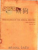 PROCEEDINGS OF THE ANNUAL MEETING NEW YORK CITY（1982 PDF版）