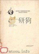 INSTITUTE OF TRANSPORTATION STUDIES UNIVERSITY OF CALIFORNIA（1984 PDF版）