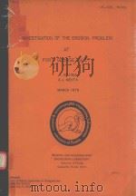 INVESTIGATION OF THE EROSION PROBLEM AT FORT GEORGE INLET 1979 PDF电子版封面 H.KOJIMA