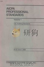 AICPA PROFESSIONAL STANDARDS VOLUME 1 1989 PDF电子版封面