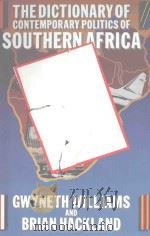 THE DICTIONARY OF CONTEMPORARY POLITICS OF SOUTHERN AFRICA（1988 PDF版）
