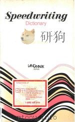 Speedwriting dictionary (College Edition) 1977 PDF电子版封面 0672980959
