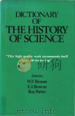 Dictionary of the history of science 1981 PDF电子版封面 0691082871 W. F. Bynum ; E. J. Browne ; R