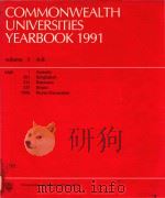 Commonwealth universities yearbook 1991 a directory to the universities of the Commonwealth and the（1991 PDF版）