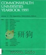 Commonwealth universities yearbook 1991 (Volume 4)（1958 PDF版）