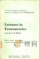 LECTURES IN ECONOMETRICS（1983 PDF版）