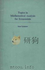 TOPICS IN MATHEMATICAL ANALYSIS FOR ECONOMISTS（1981 PDF版）