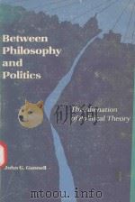 BETWEEN PHILOSOPHY AND POLITICS THE ALIENATION OF POLITICAL THEORY（1986 PDF版）