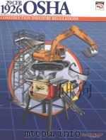 MANCOMM 29 CFR 1926 OSHA CONSTRUCTION INDUSTRY REGULATIONS（ PDF版）