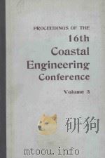 SIXTEENTH COASTAL ENGINEERING CONFERENCE VOLUME III（1978 PDF版）