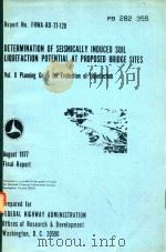 DETERMINATION OF SEISMICALLY INDUCED SOIL LIQUEFACTION POTENTIAL AT PROPOSED BRIDGE SITES VOL.II（1977 PDF版）