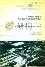 FATIGUE TESTS OF FULL-SIZE PRESTRESSED GIRDERS（1978 PDF版）