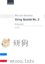 STRING QUARTET NO.2 STRING QUARTET SCORE（1997 PDF版）