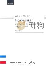 FACADE SUITE 1 ARRANGED FROM THE ORCHESTRAL SUITE BY CONSTANT LAMBERT PIANO DUET（1955 PDF版）