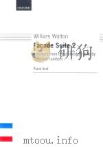 FACADE SUITE 2 ARRANGED FROM THE ORCHESTRAL SUITE BY CONSTANT LAMBERT PIANO DUET（1938 PDF版）