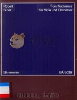 TROIS NOCTURNES FUR VIOLA UND ORCHESTER（1982 PDF版）