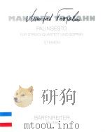 PALINSESTO FUR STREICHQUARTETT UND SOPRAN STIMMEN 1997 PDF电子版封面 9790006505661;0006505661
