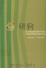 FUNDAMENTAL MATHEMATICS THIRD EDITION（1967 PDF版）